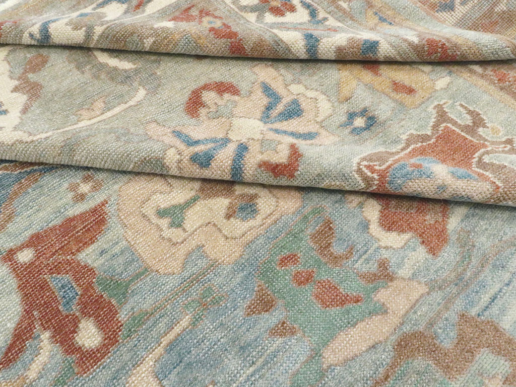 Modern Turkish Oushak Carpet, No.28340 - Gss