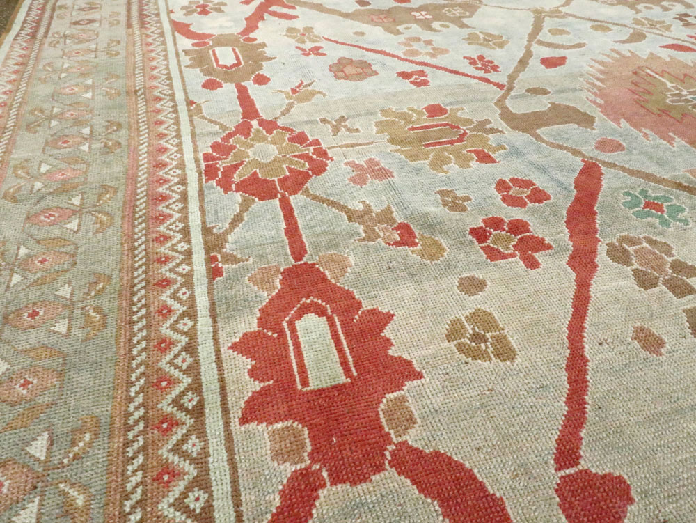 Modern Turkish Oushak Style Carpet, No.28341 - Gss