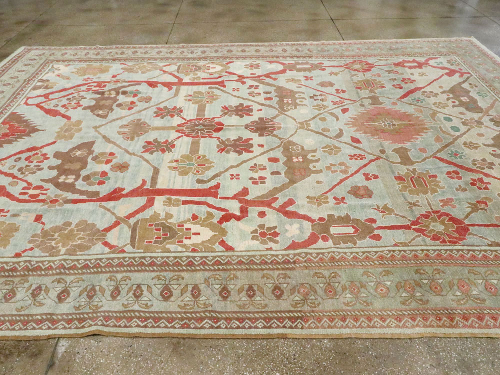 Modern Turkish Oushak Style Carpet, No.28341 - Gss