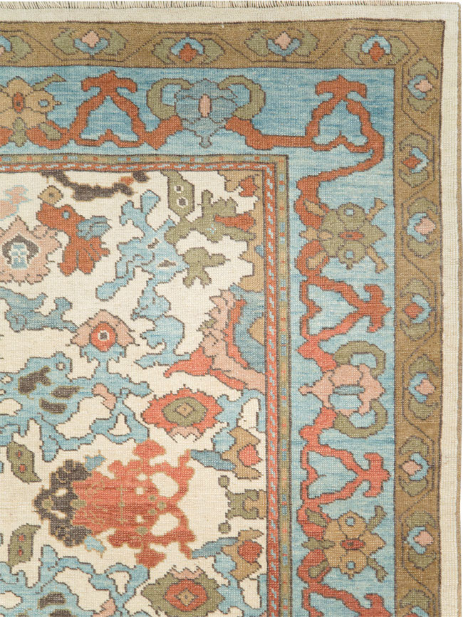 Modern Turkish Oushak Small Room Size Carpet, No.28343 - Gss
