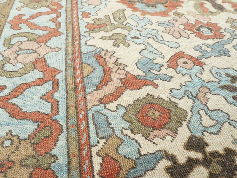 Modern Turkish Oushak Small Room Size Carpet, No.28343 - Gss