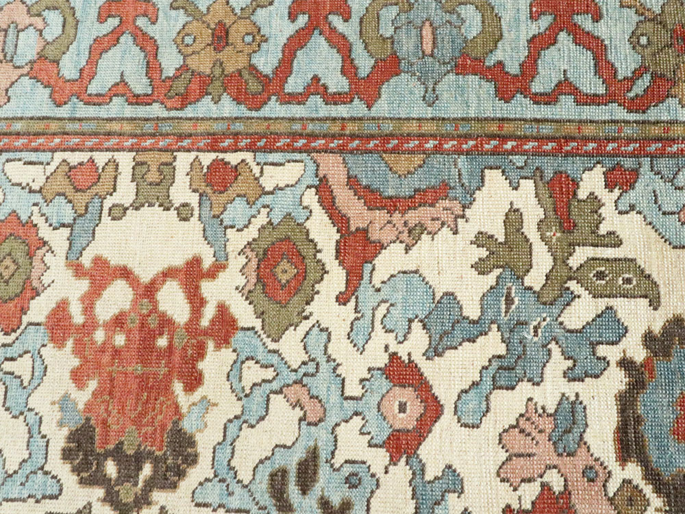 Modern Turkish Oushak Small Room Size Carpet, No.28343 - Gss