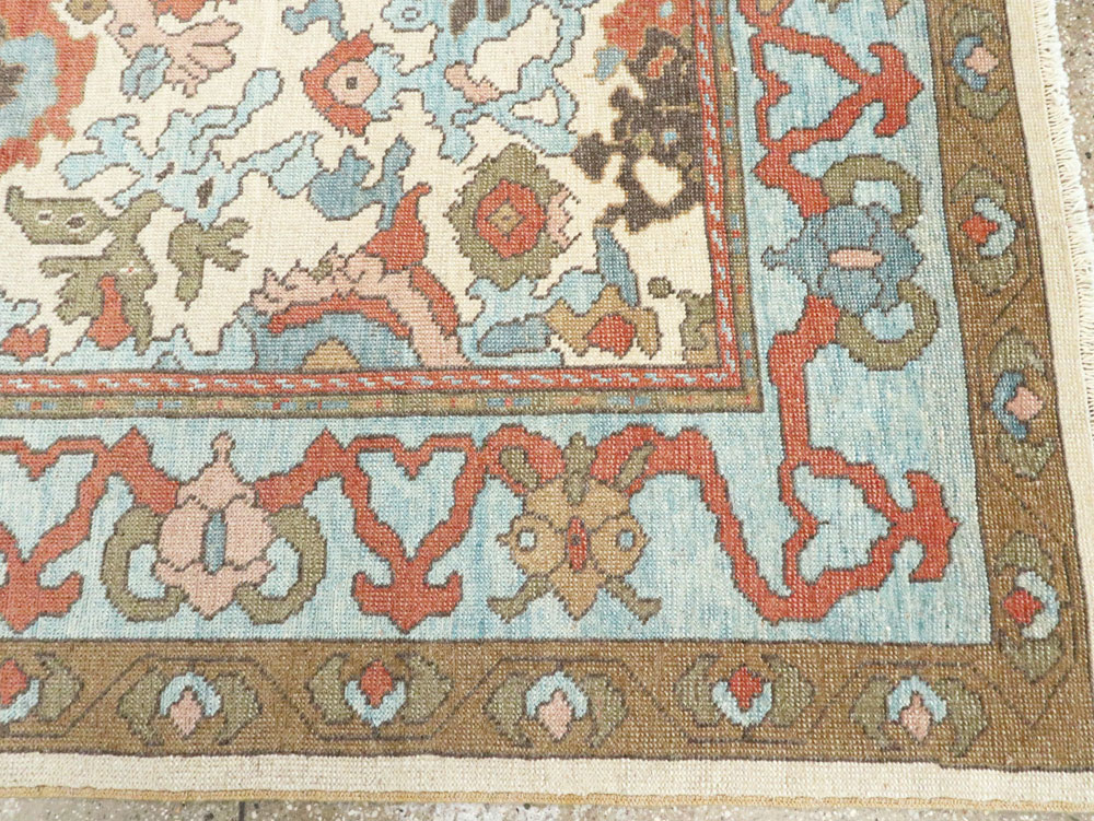 Modern Turkish Oushak Small Room Size Carpet, No.28343 - Gss