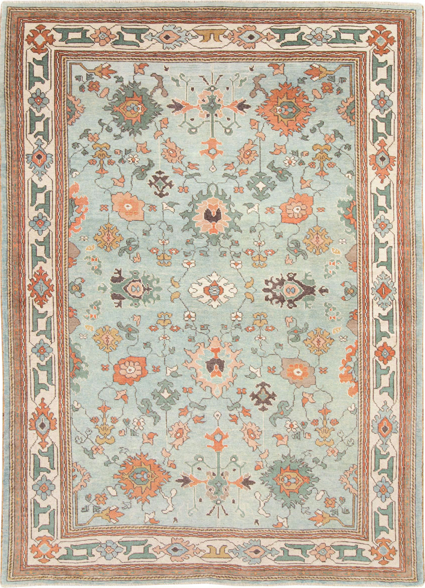 Contemporary Turkish Oushak Carpet, No.28344 - Gss