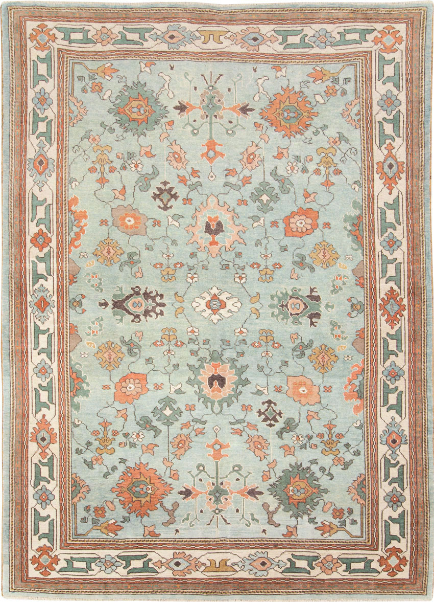 Contemporary Turkish Oushak Carpet, No.28344 - Gss