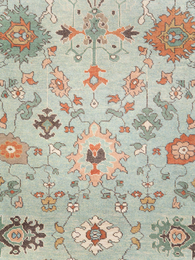 Contemporary Turkish Oushak Carpet, No.28344 - Gss