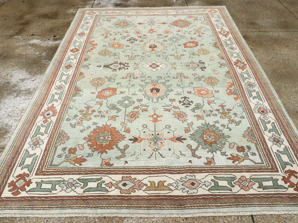 Contemporary Turkish Oushak Carpet, No.28344 - Gss