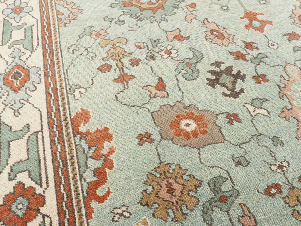 Contemporary Turkish Oushak Carpet, No.28344 - Gss