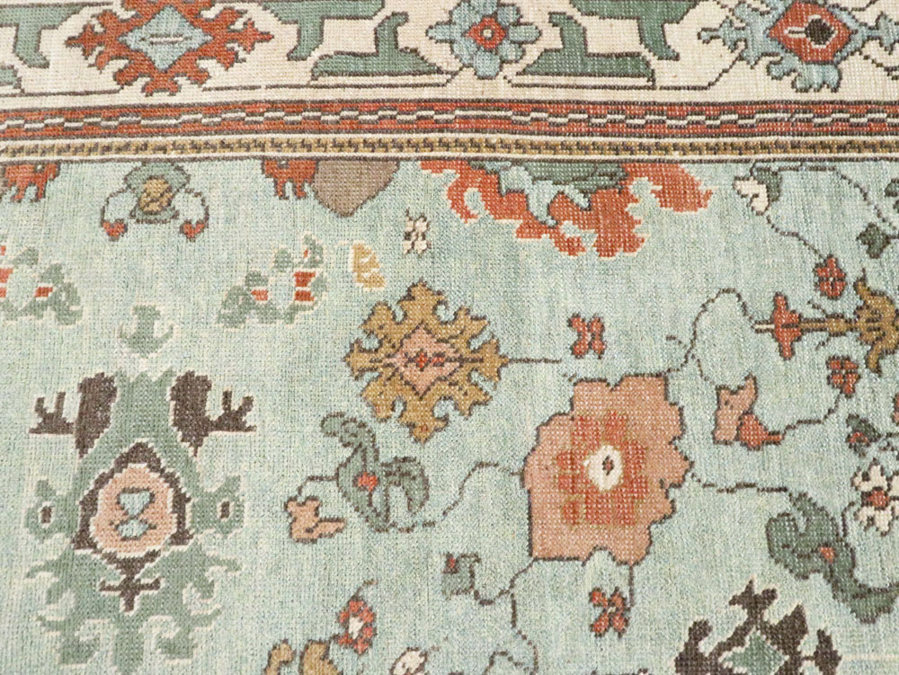 Contemporary Turkish Oushak Carpet, No.28344 - Gss
