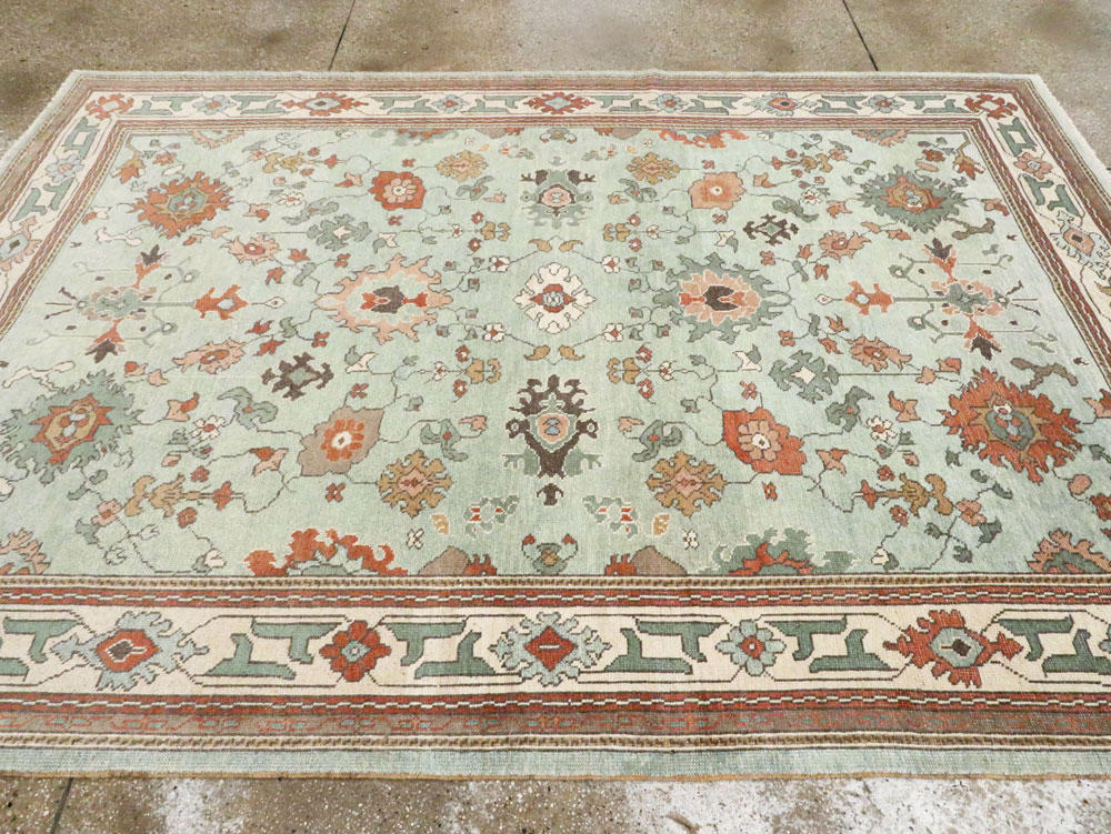 Contemporary Turkish Oushak Carpet, No.28344 - Gss