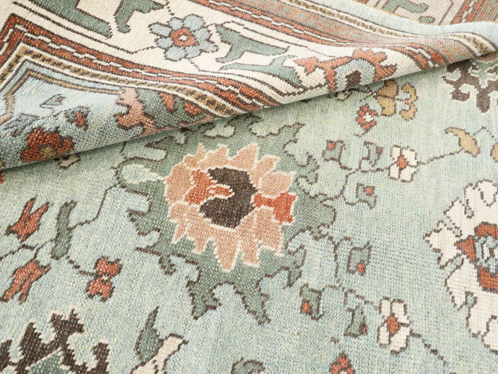 Contemporary Turkish Oushak Carpet, No.28344 - Gss