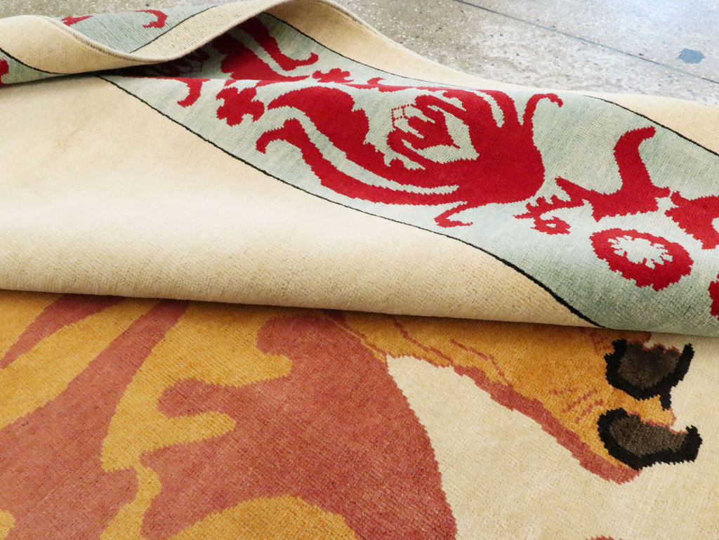 Modern Turkish Pictorial Carpet, No.28351 - Gss