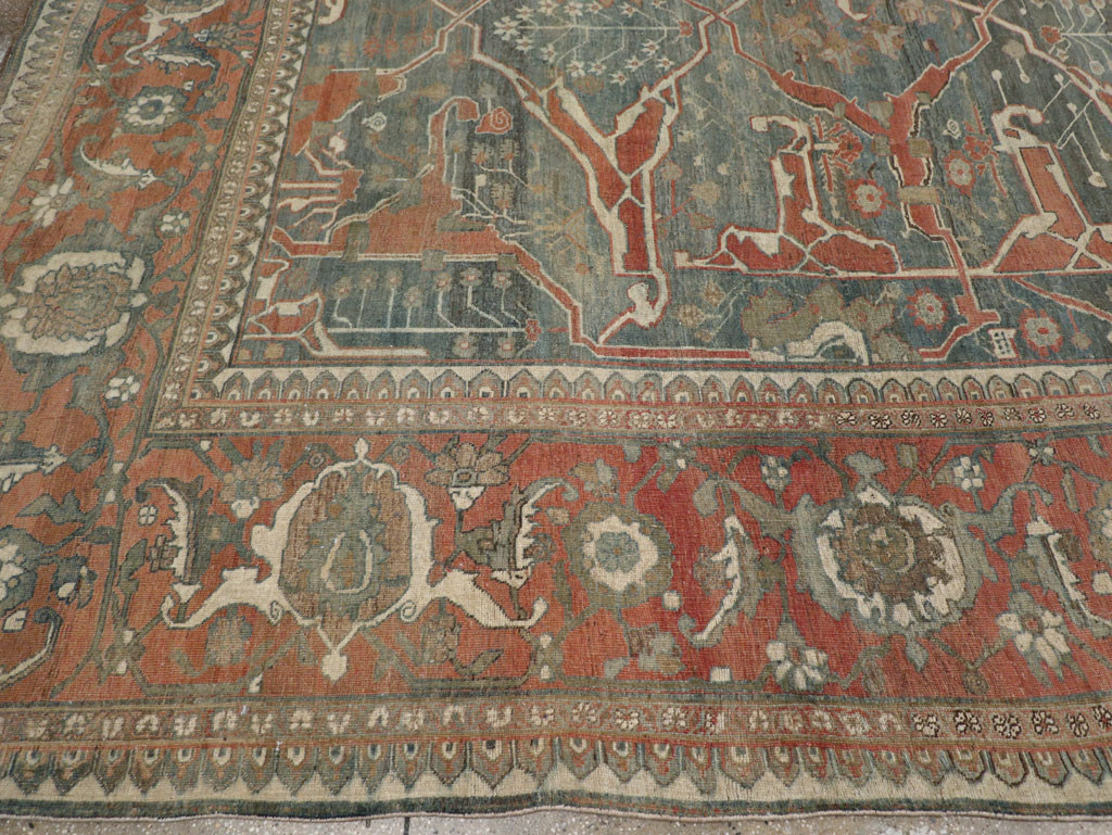 Antique Persian Bidjar Room Size Carpet, No.28354 - Gss
