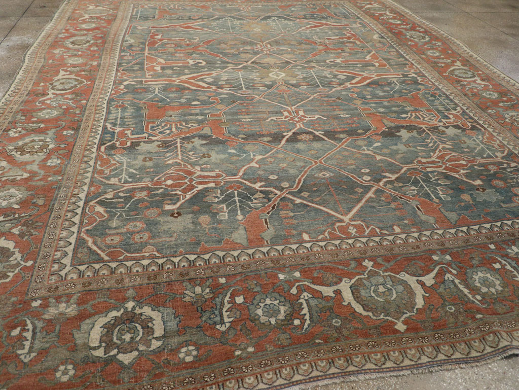 Antique Persian Bidjar Room Size Carpet, No.28354 - Gss