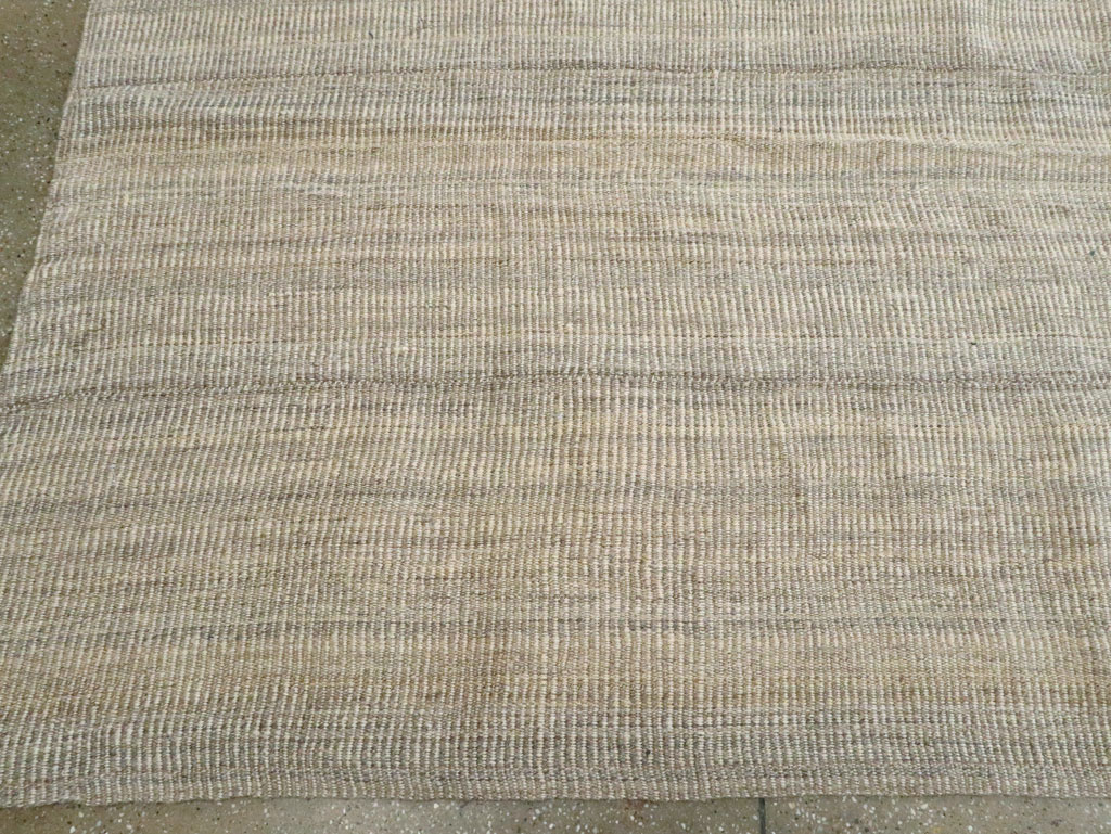 Vintage Persian Room Size Flatweave Rug, No.28373 - Gss