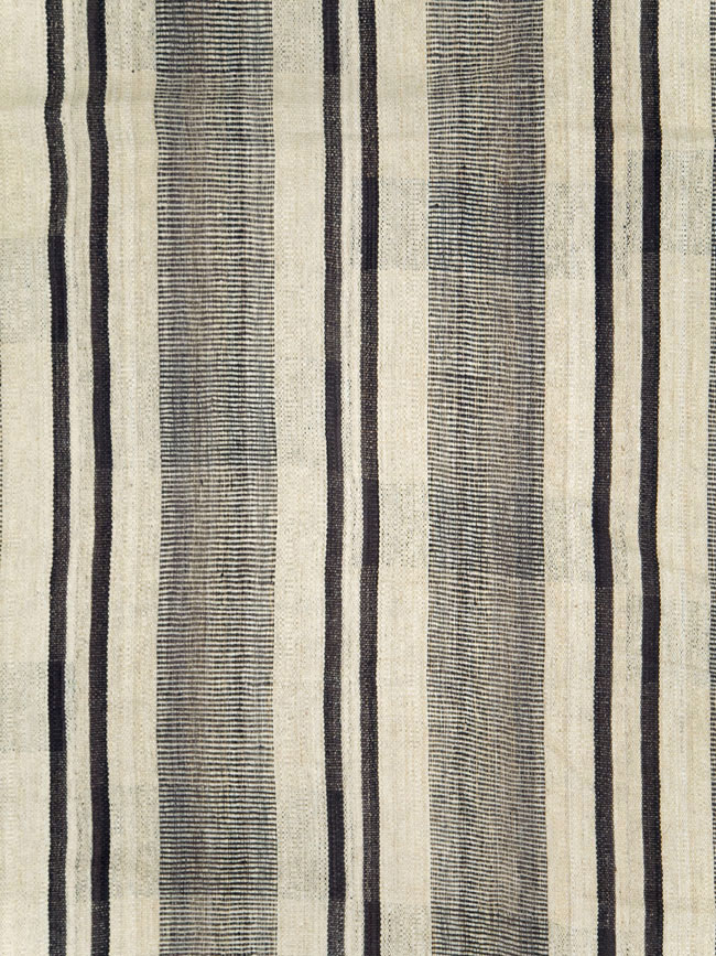 Vintage Persian Flatweave Kilim Room Size Carpet, No.28375 - Gss