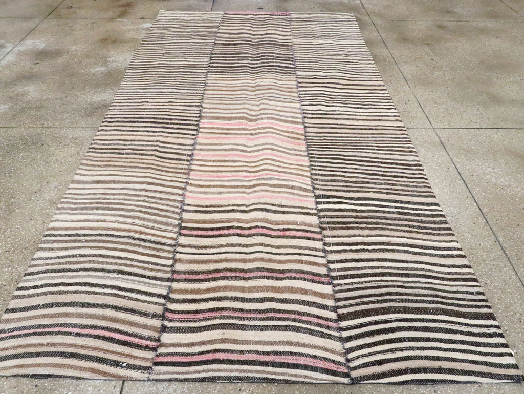 Vintage Persian Flatweave Kilim Rug, No.28380 - Gss