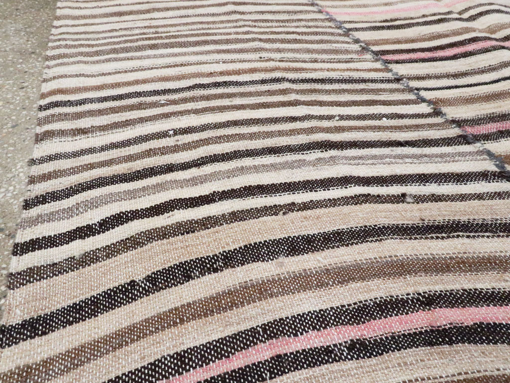 Vintage Persian Flatweave Kilim Rug, No.28380 - Gss