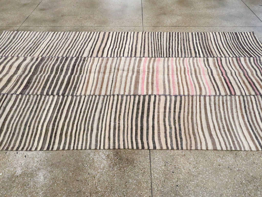 Vintage Persian Flatweave Kilim Rug, No.28380 - Gss