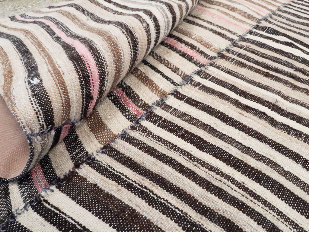 Vintage Persian Flatweave Kilim Rug, No.28380 - Gss