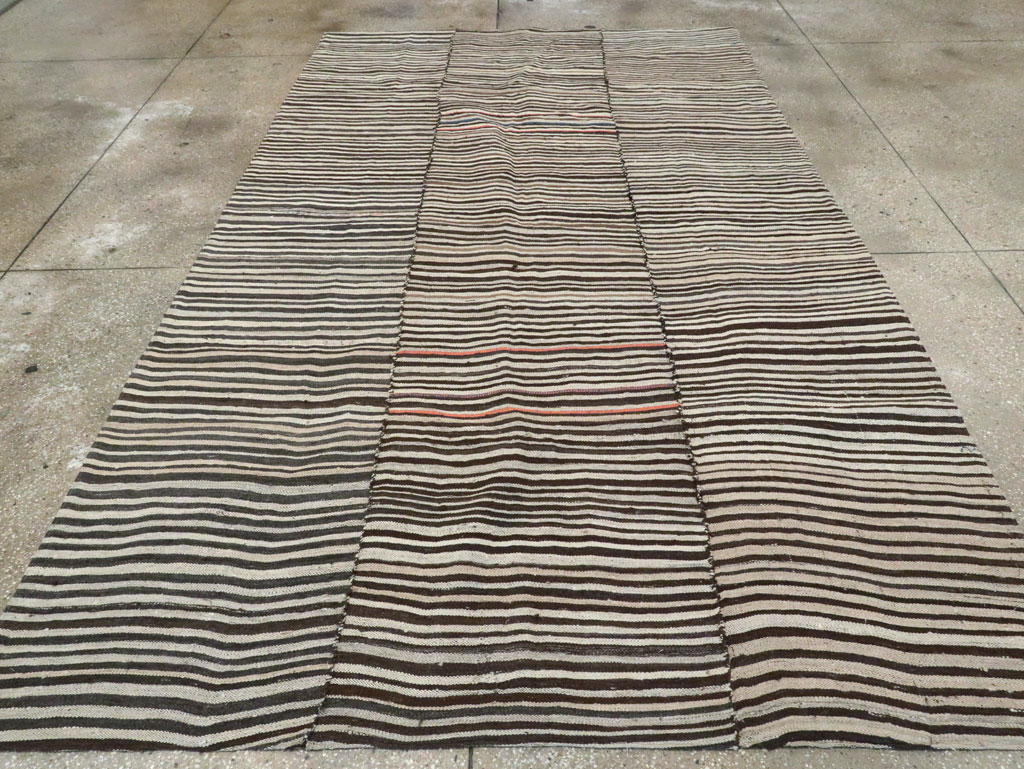 Vintage Persian Flatweave Kilim Rug, No.28384 - Gss