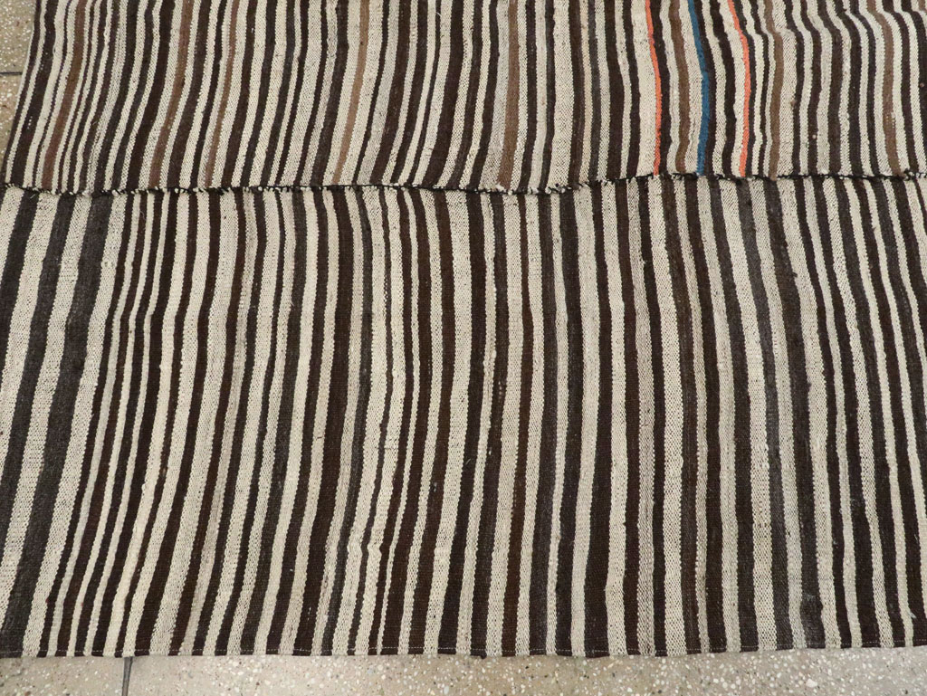 Vintage Persian Flatweave Kilim Rug, No.28384 - Gss