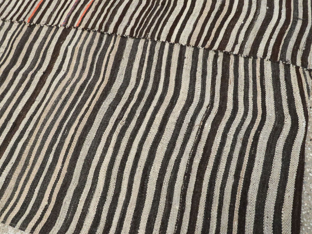 Vintage Persian Flatweave Kilim Rug, No.28384 - Gss