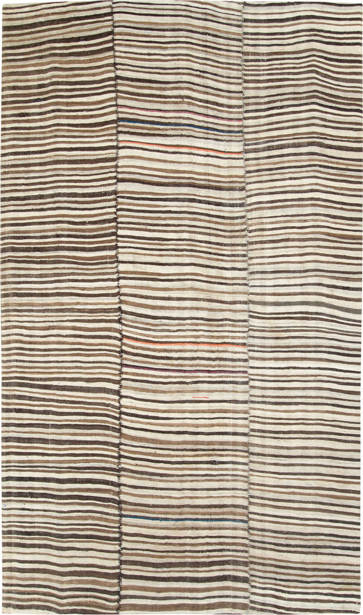Vintage Persian Flatweave Kilim , No.28389 - Gss