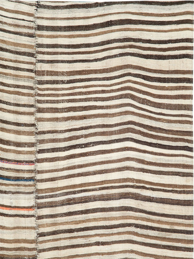 Vintage Persian Flatweave Kilim , No.28389 - Gss