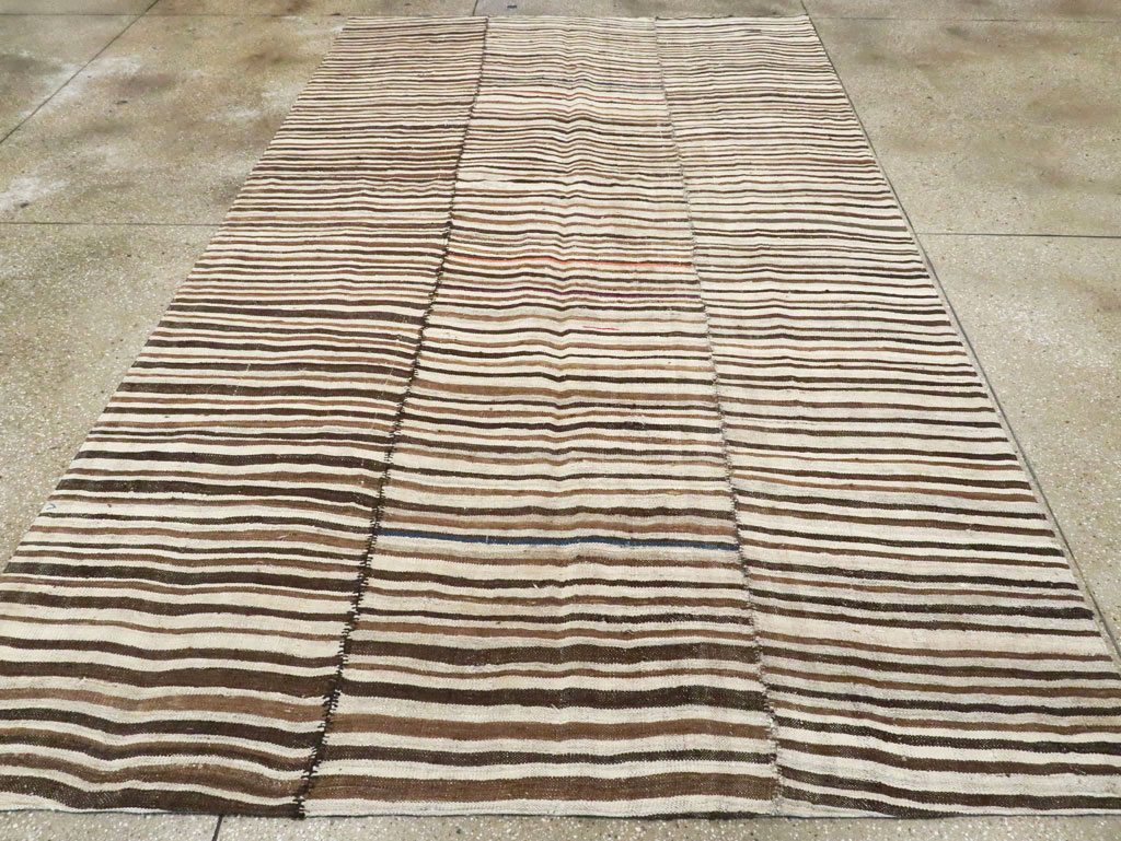 Vintage Persian Flatweave Kilim , No.28389 - Gss