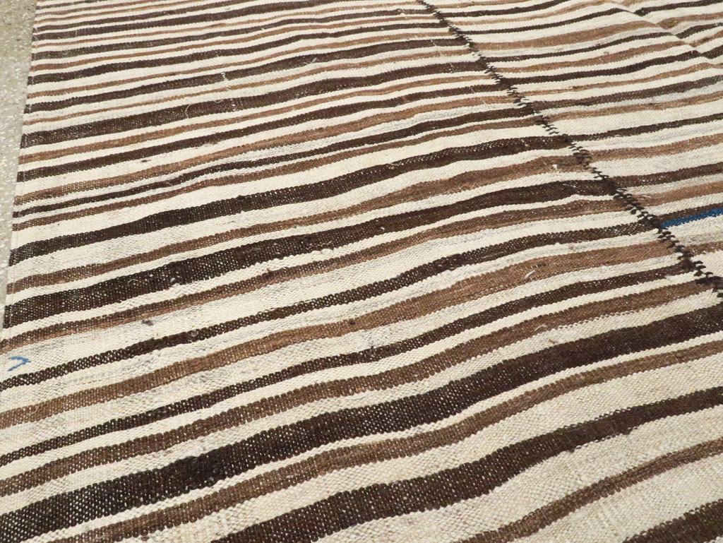 Vintage Persian Flatweave Kilim , No.28389 - Gss