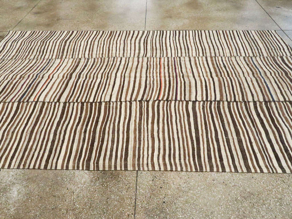 Vintage Persian Flatweave Kilim , No.28389 - Gss