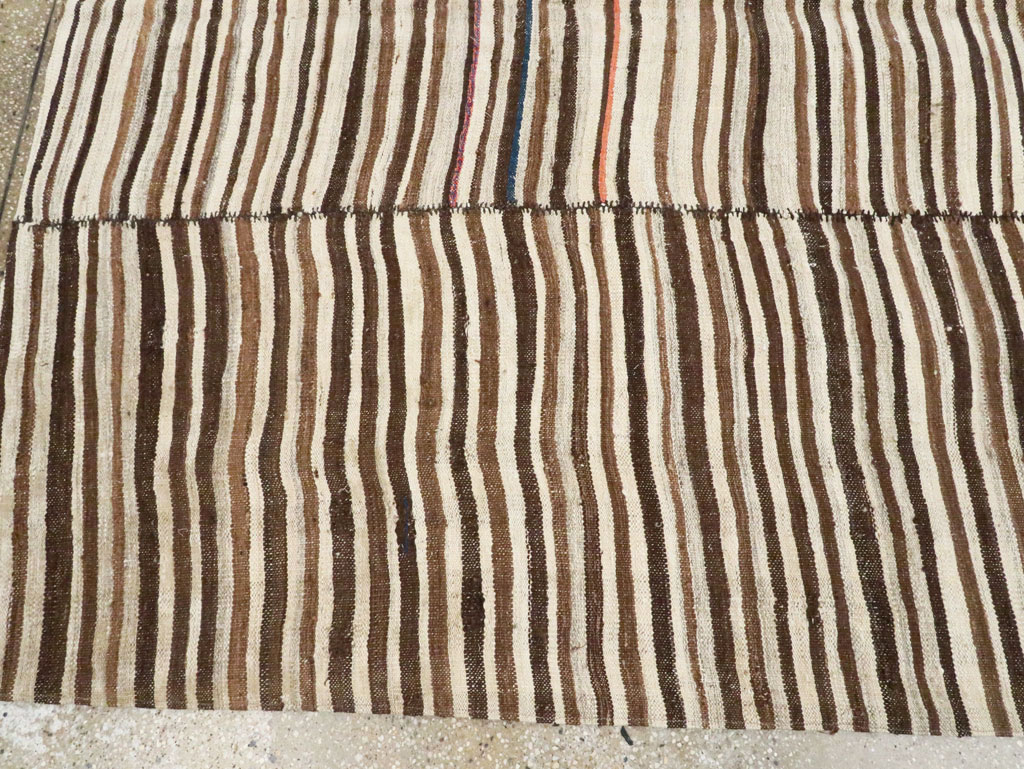 Vintage Persian Flatweave Kilim , No.28389 - Gss