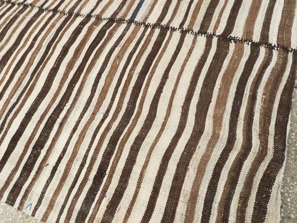 Vintage Persian Flatweave Kilim , No.28389 - Gss