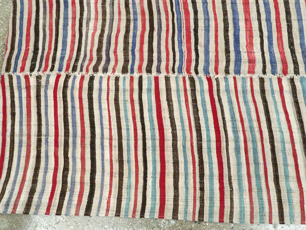 Vintage Persian Flatweave Kilim , No.28392 - Gss