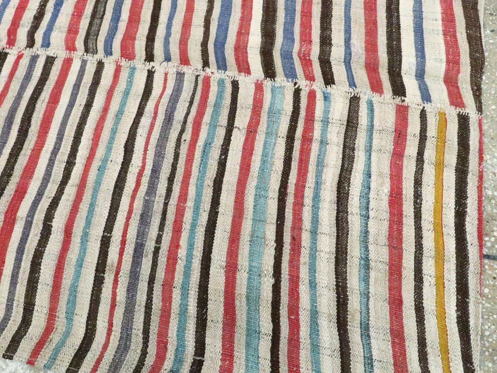 Vintage Persian Flatweave Kilim , No.28392 - Gss