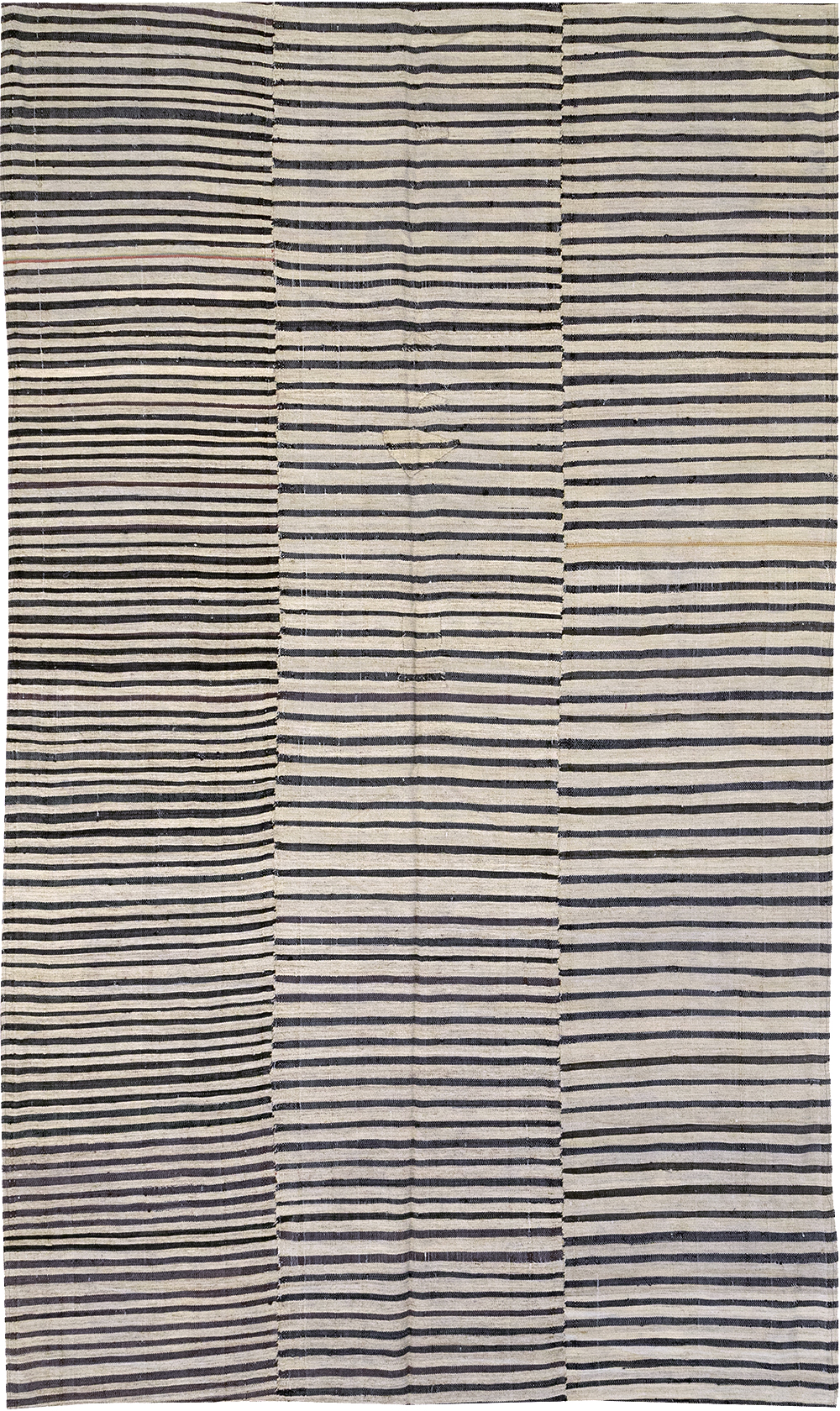 Vintage Persian Flatweave Kilim Gallery Carpet, No.28398 - Gss