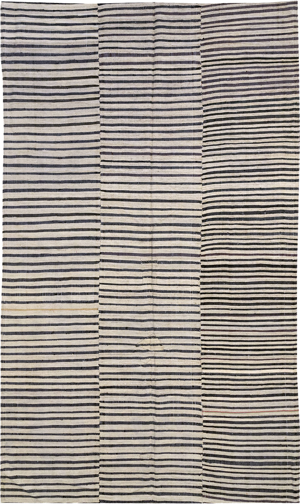 Vintage Persian Flatweave Kilim Gallery Carpet, No.28398 - Gss
