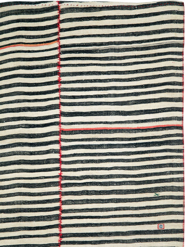 Vintage Persian Flatweave Kilim, No.28401 - Gss