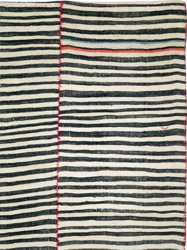 Vintage Persian Flatweave Kilim, No.28401 - Gss