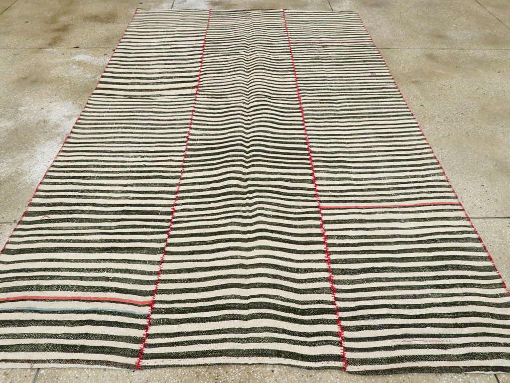Vintage Persian Flatweave Kilim, No.28401 - Gss