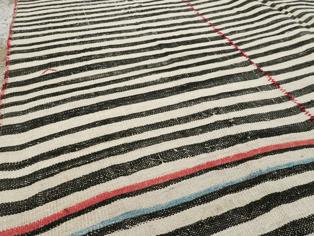 Vintage Persian Flatweave Kilim, No.28401 - Gss