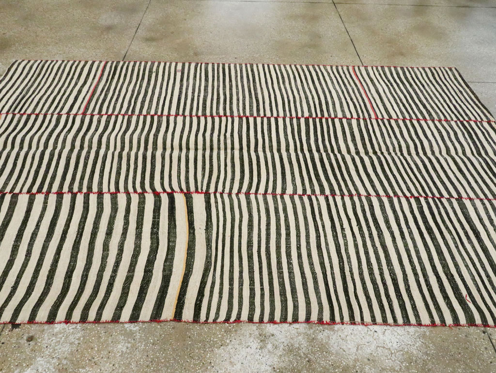 Vintage Persian Flatweave Kilim, No.28401 - Gss