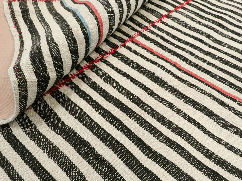 Vintage Persian Flatweave Kilim, No.28401 - Gss