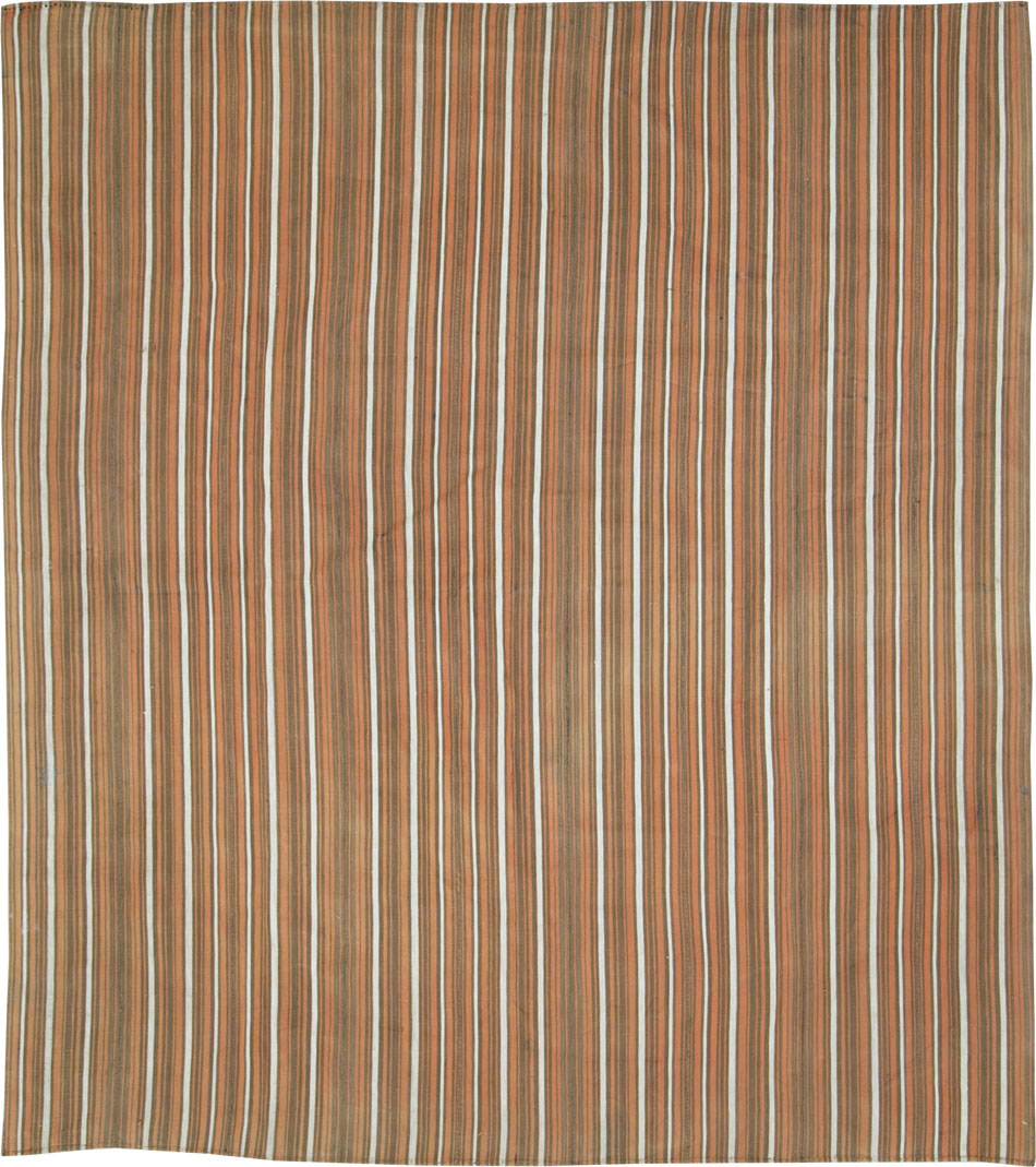 Vintage Persian Flatweave Kilim, No.28406 - Gss