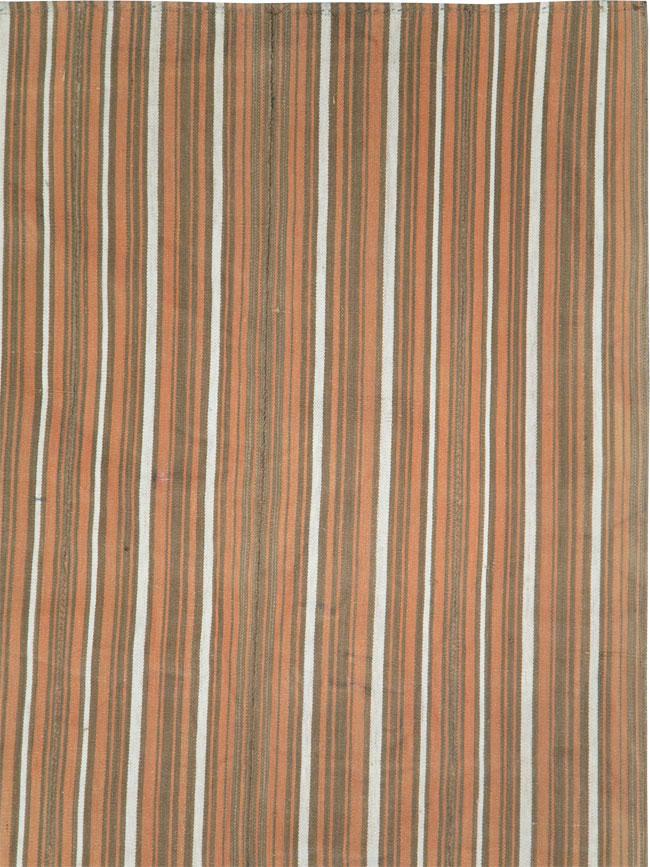 Vintage Persian Flatweave Kilim, No.28406 - Gss