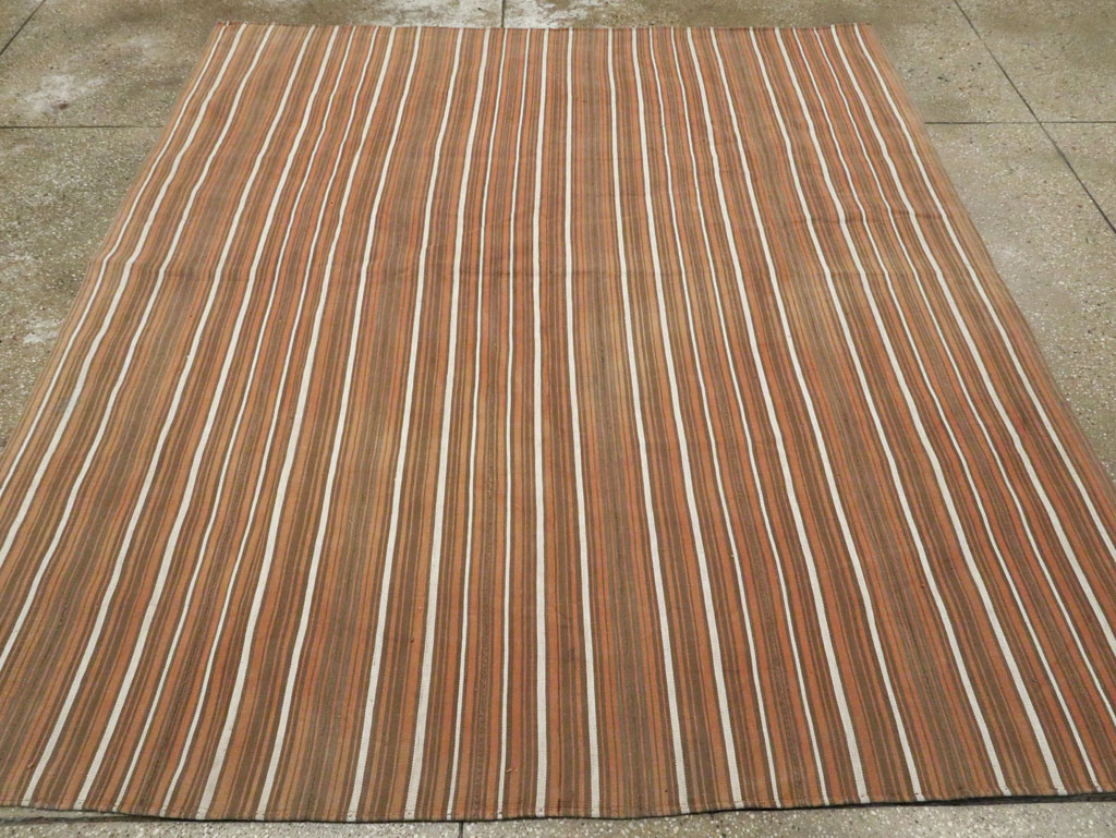Vintage Persian Flatweave Kilim, No.28406 - Gss