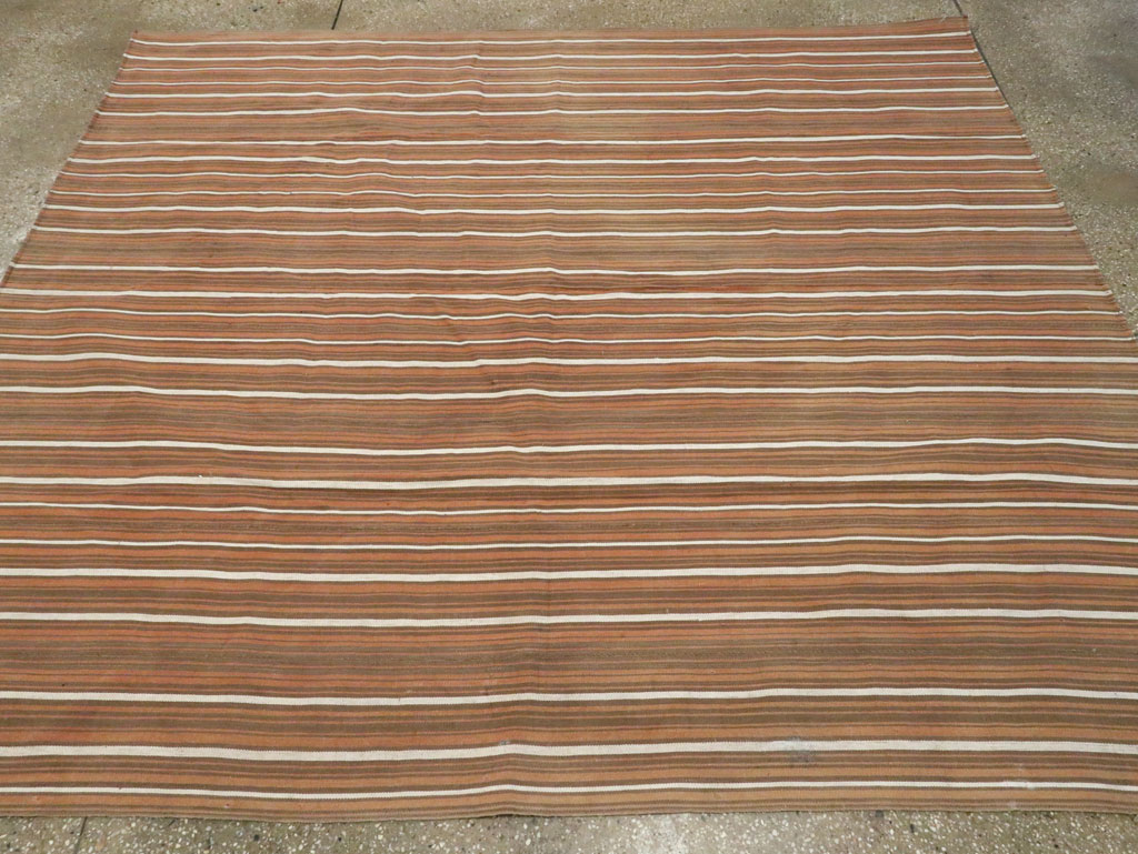 Vintage Persian Flatweave Kilim, No.28406 - Gss