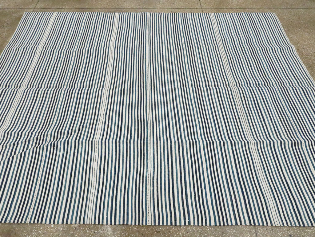 Vintage Persian Flatweave Kilim, No.28410 - Gss