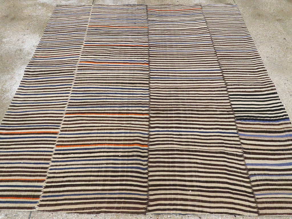 Vintage Persian Flatweave Kilim, No.28411 - Gss